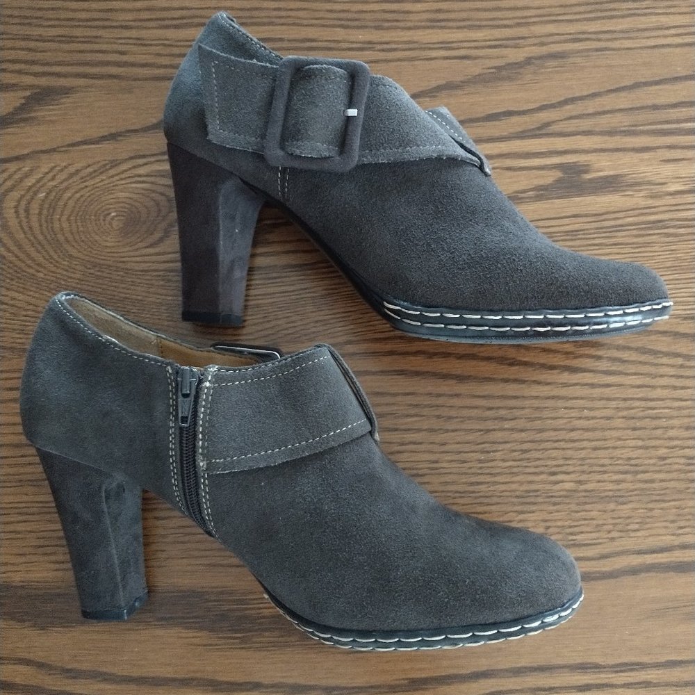 Zippered Suede with Buckle